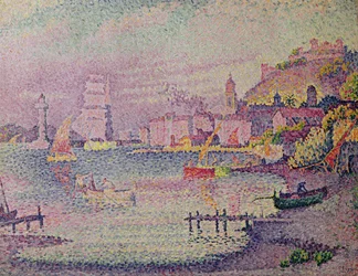 Verlassen des Hafens von Saint-Tropez, 1902